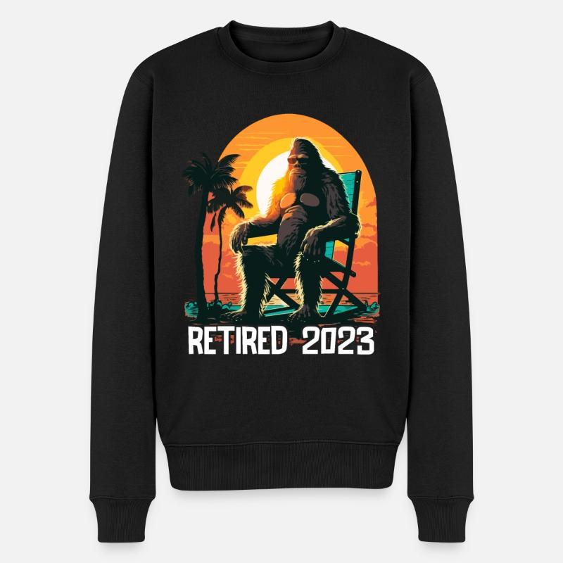 Retraite retirée 2023 - Pull Premium bio Homme - noir