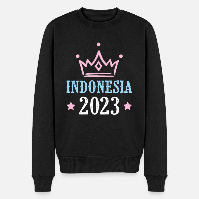 Indonésie 2023 - Pull Premium bio Homme - noir