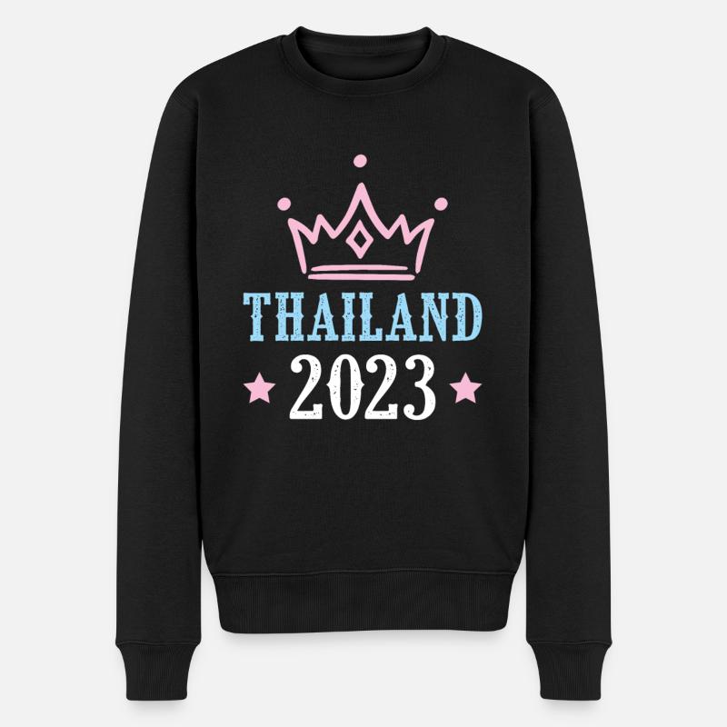 Thaïlande 2023 - Pull Premium bio Homme - noir