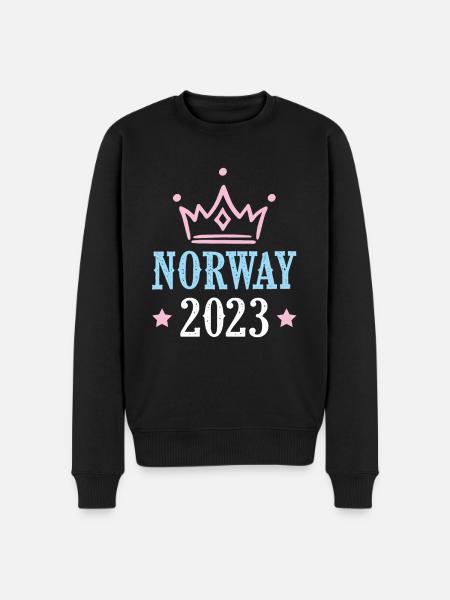 Norway 2023 - Men's Premium Organic Jumper - black