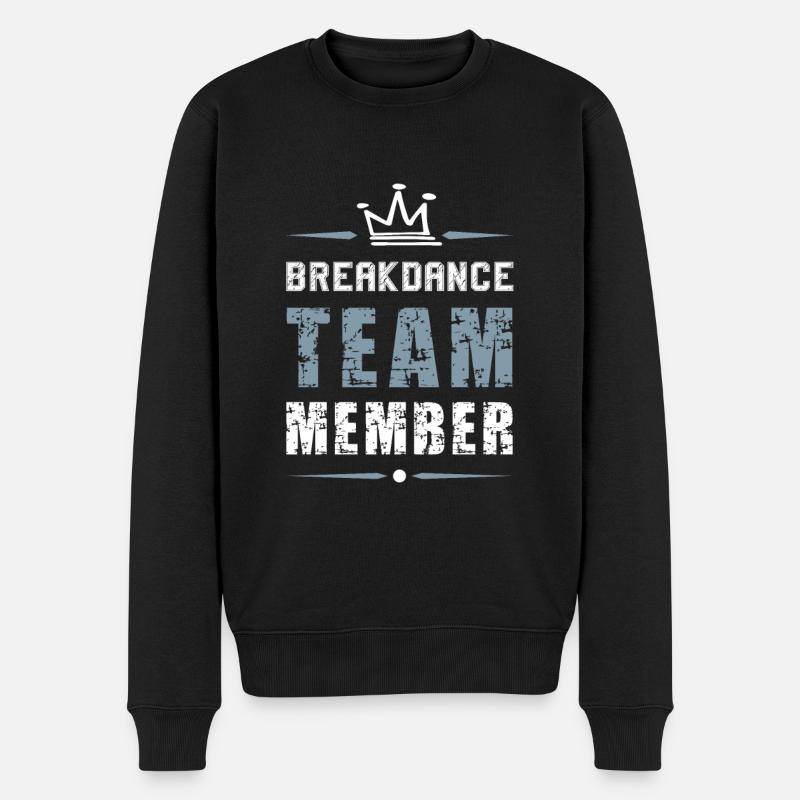 Équipe de breakdance - Pull Premium bio Homme - noir