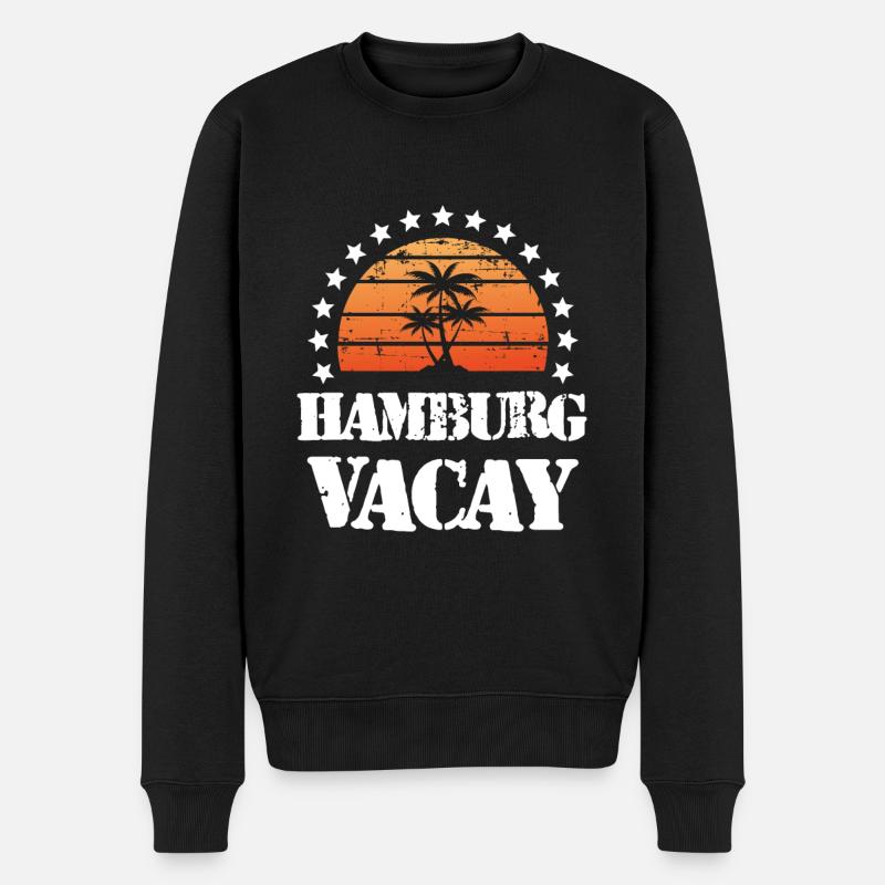 Hambourg Tourisme - Pull Premium bio Homme - noir