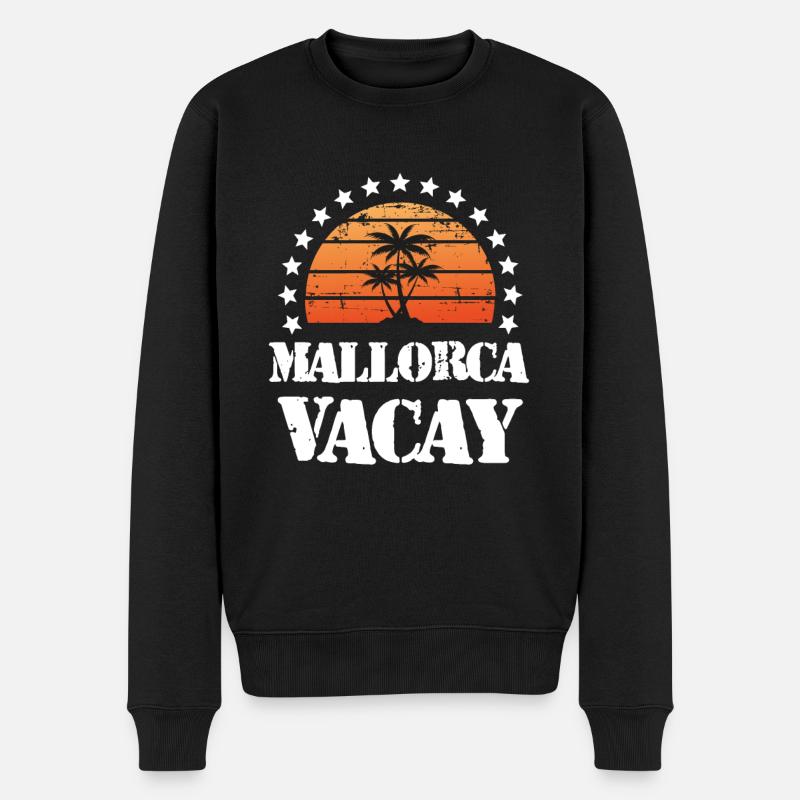 Tourisme Majorque - Pull Premium bio Homme - noir