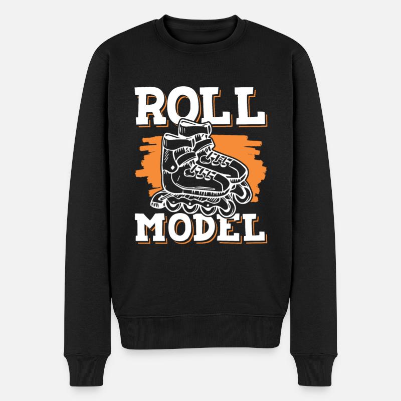 Roller roulant - Pull Premium bio Homme - noir