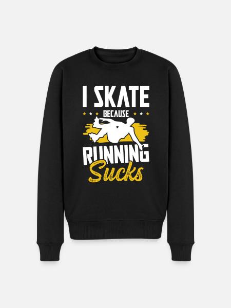 Skate Skating - Men's Premium Organic Jumper - black