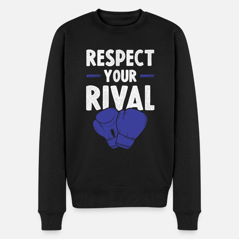 Respect de la boxe - Pull Premium bio Homme - noir