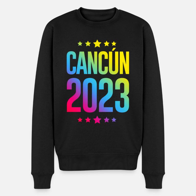 Cancun 2023 - Männer Premium Bio Pullover - Schwarz