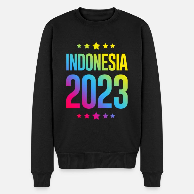 Indonésie 2023 - Pull Premium bio Homme - noir