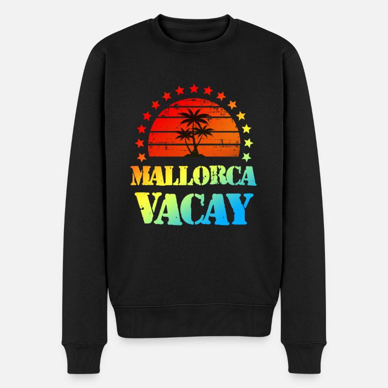 Tourisme Majorque - Pull Premium bio Homme - noir