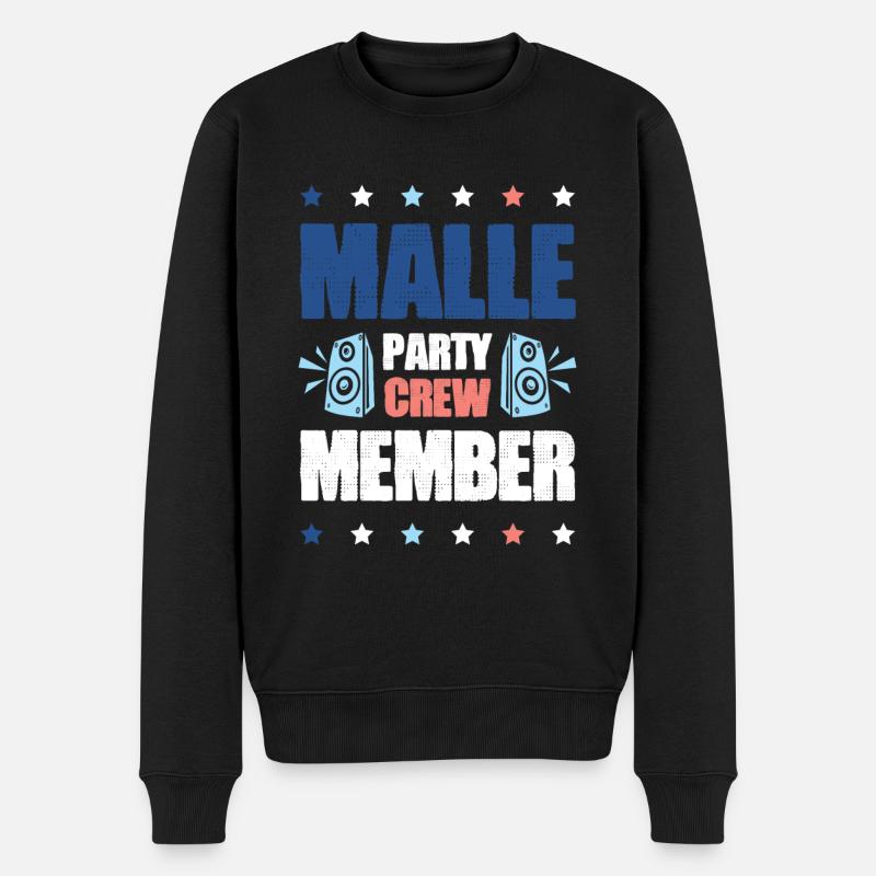 Équipage de Malle Party - Pull Premium bio Homme - noir