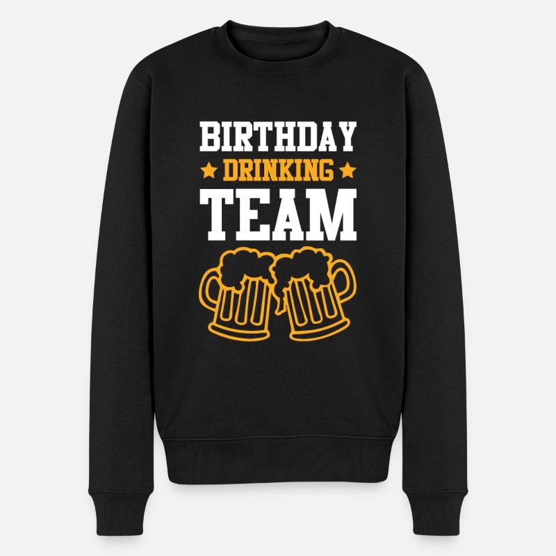 Équipe de consommation d’anniversaire - Pull Premium bio Homme - noir