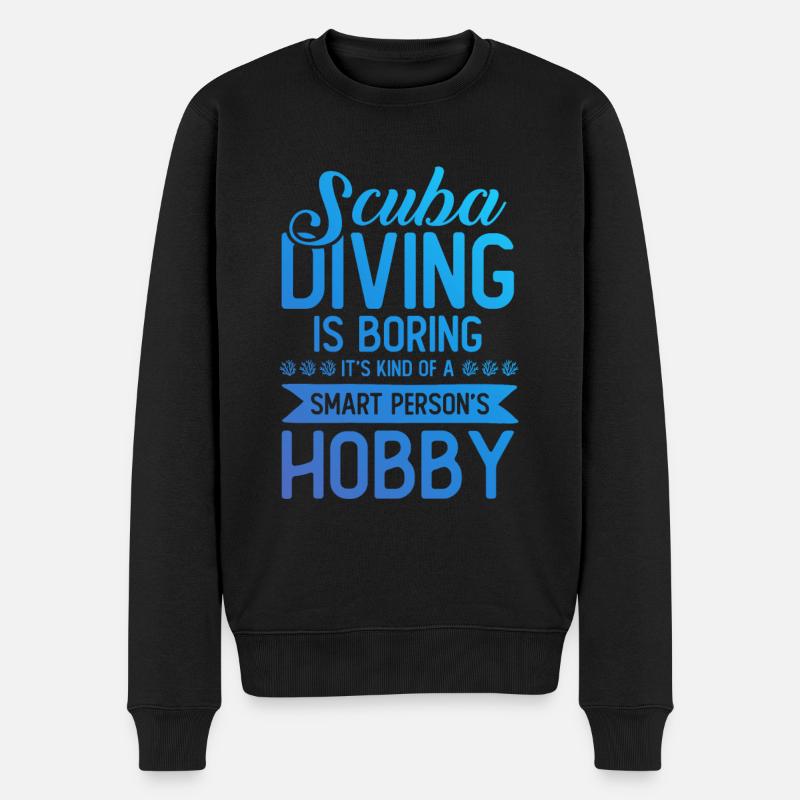 Plongée Hobby Plongée sous-marine - Pull Premium bio Homme - noir