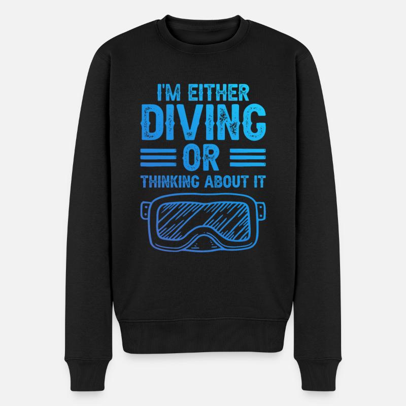 Plongée sous-marine - Pull Premium bio Homme - noir