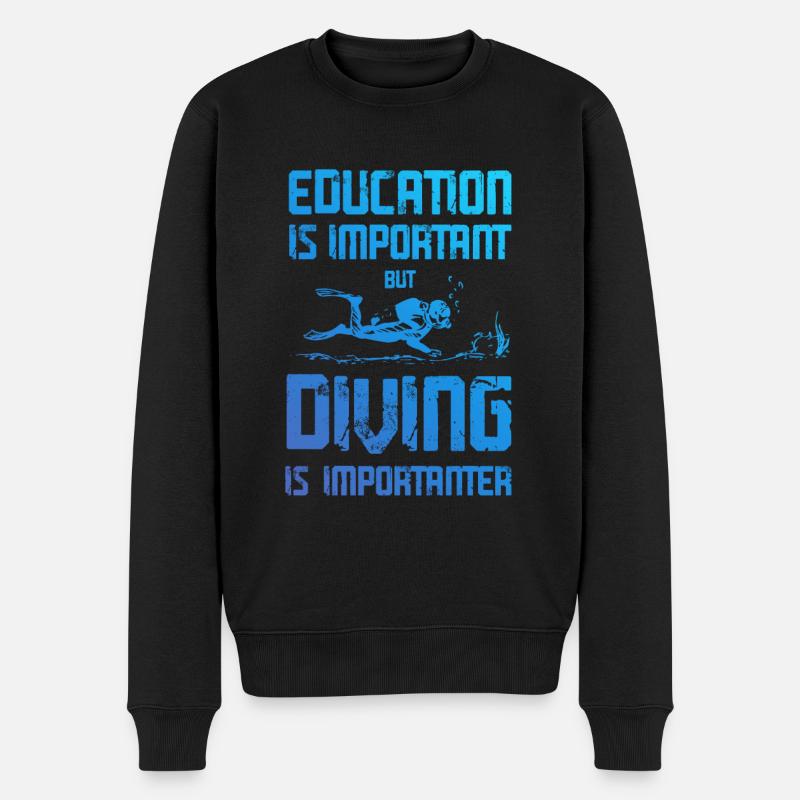 Formation plongée - Pull Premium bio Homme - noir