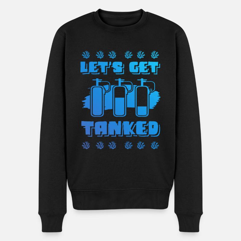 Plongée sous-marine - Pull Premium bio Homme - noir