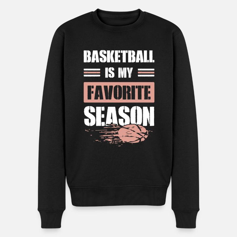 Saison préférée du basketball - Pull Premium bio Homme - noir