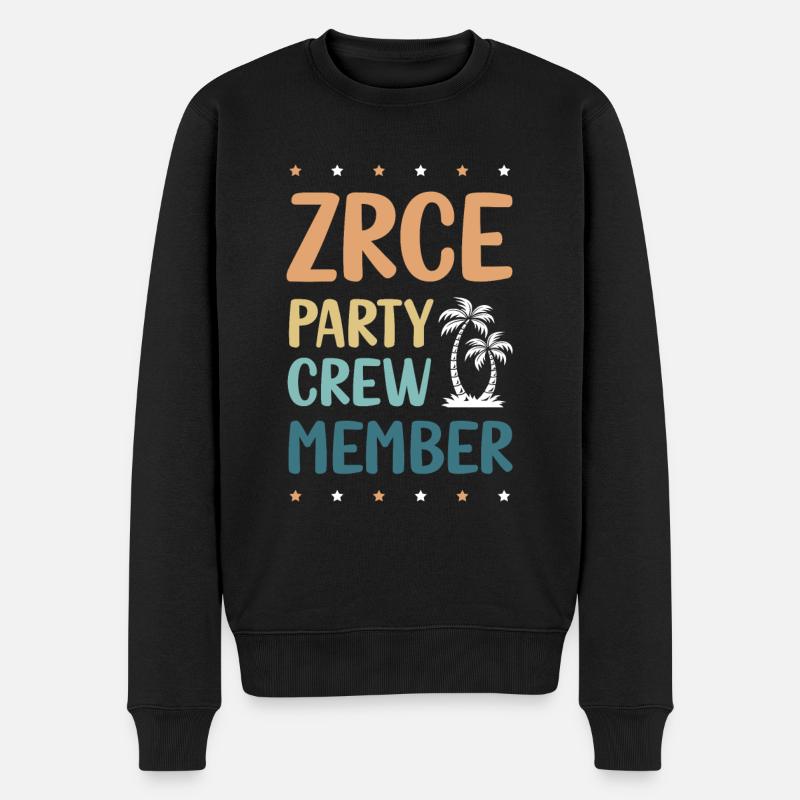 Zrce Party Crew - Pull Premium bio Homme - noir