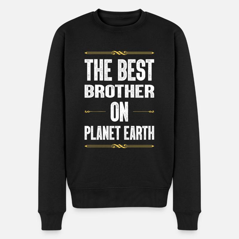 Meilleur frère Dicton - Pull Premium bio Homme - noir