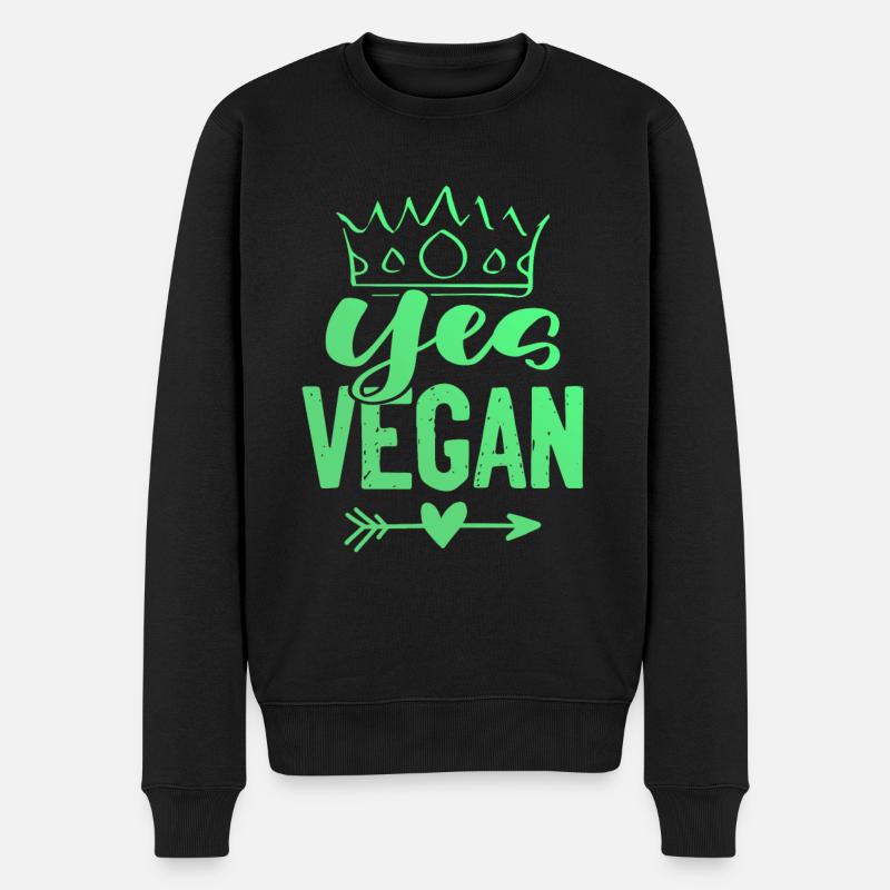 Oui Vegan - Pull Premium bio Homme - noir