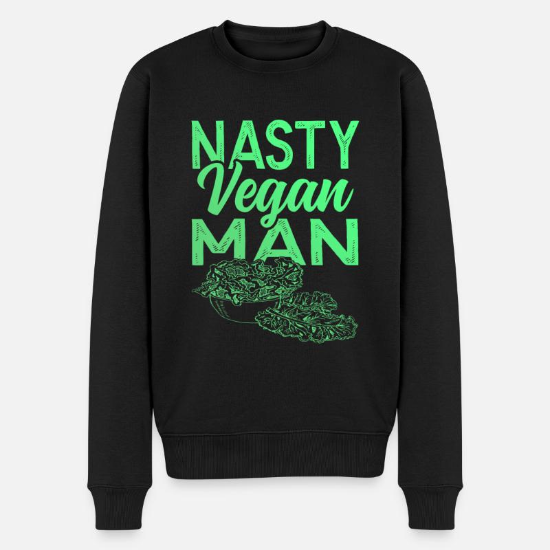 Homme végétalien - Pull Premium bio Homme - noir