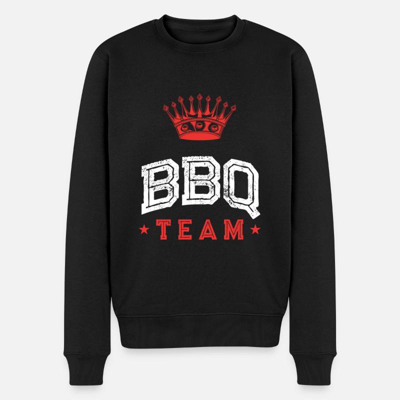 Barbecue Équipe Grillades - Pull Premium bio Homme - noir
