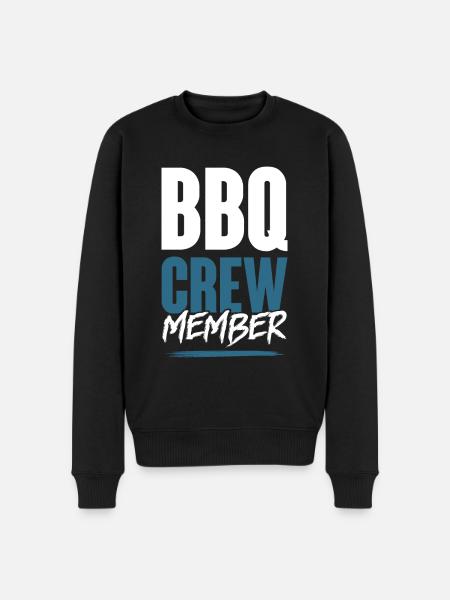 Bbq Crew - Men's Premium Organic Jumper - black
