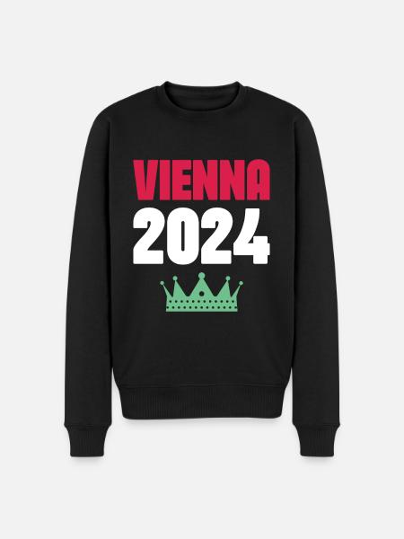 Vienna 2024 Vienna Holidays - Men's Premium Organic Jumper - black