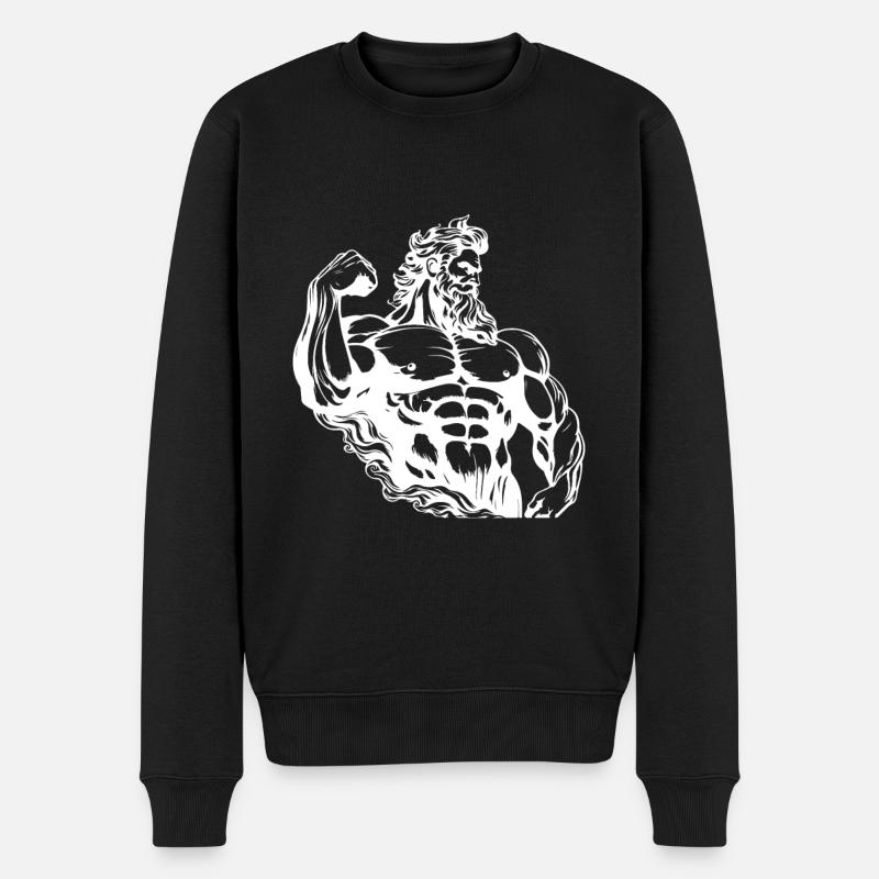Combattant grec Spartan - Pull Premium bio Homme - noir