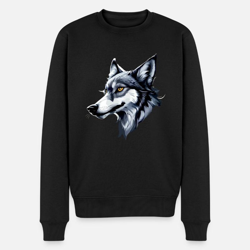 Loup - Pull Premium bio Homme - noir
