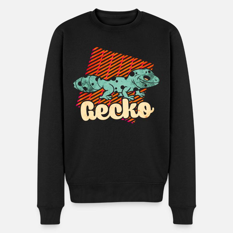 Gecko - Pull Premium bio Homme - noir