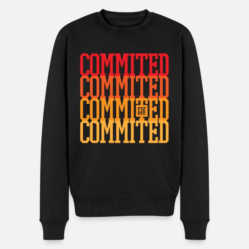 Engagé à vos objectifs! - Pull Premium bio Homme - noir