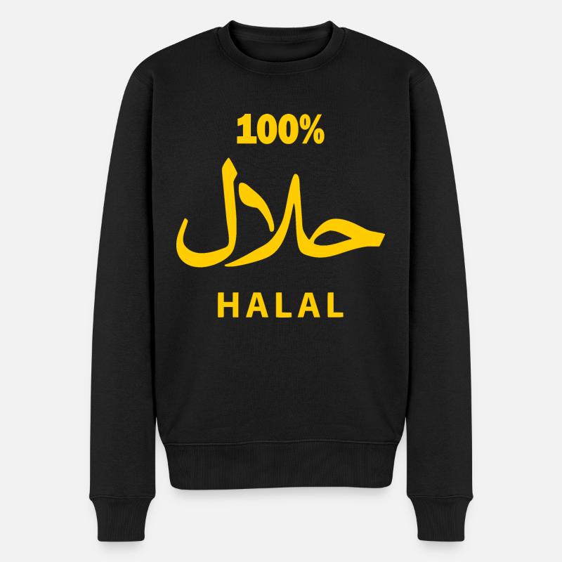 Halal - Männer Premium Bio Pullover - Schwarz