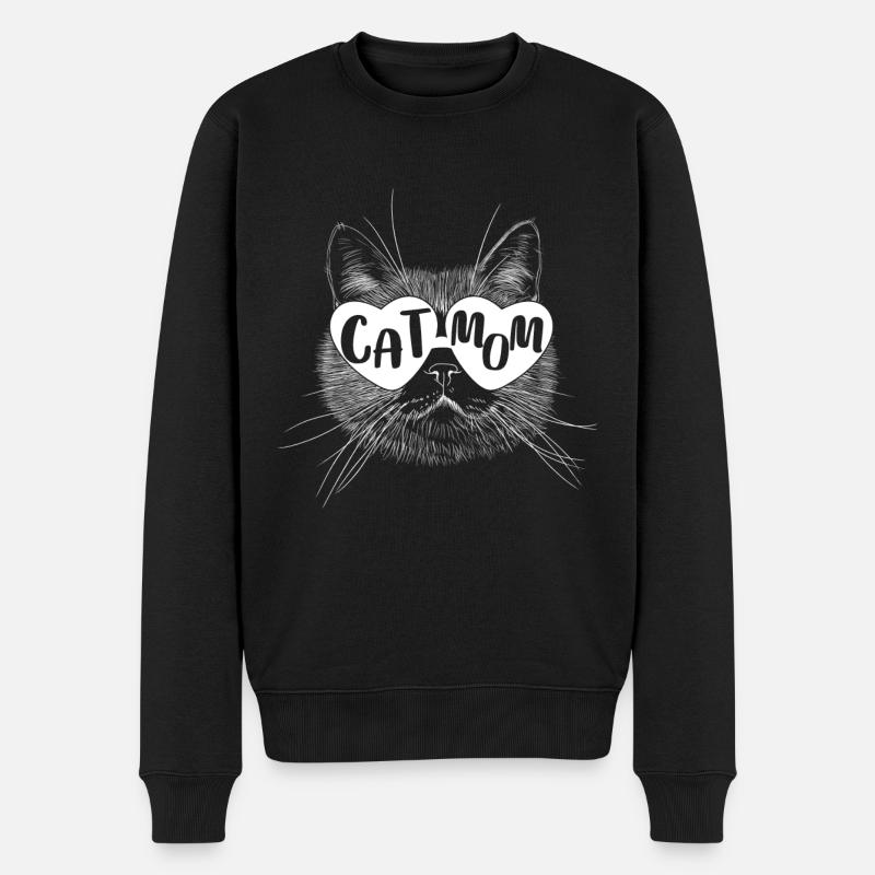 Chat maman - Pull Premium bio Homme - noir