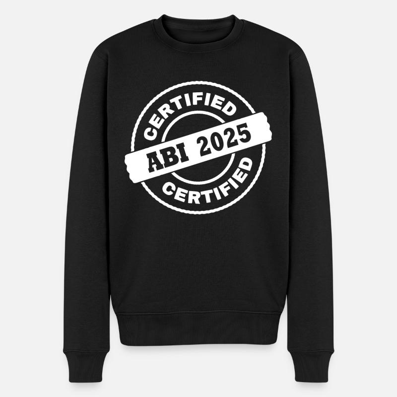 Abi 2025 - Männer Premium Bio Pullover - Schwarz