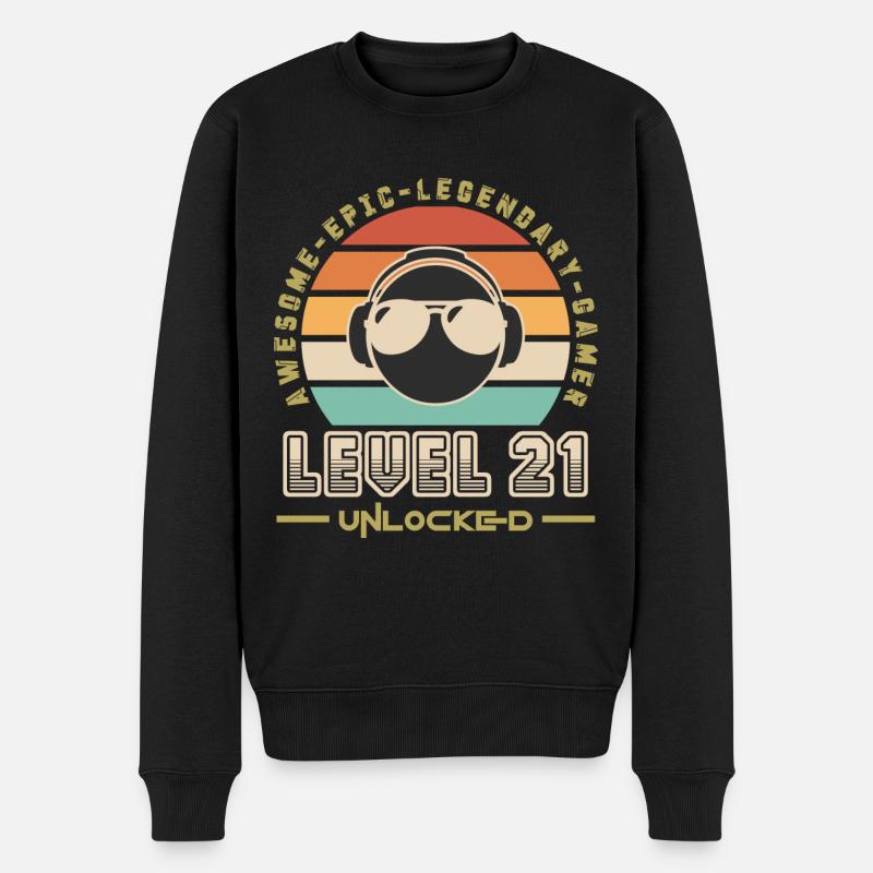 Level 21 - Pull Premium bio Homme - noir