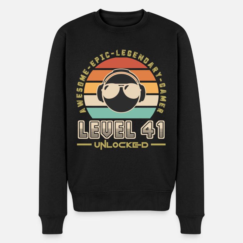 Level 41 - Pull Premium bio Homme - noir