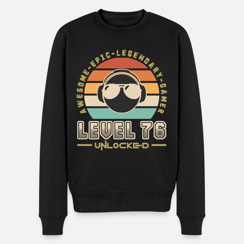 Level 76 - Pull Premium bio Homme - noir