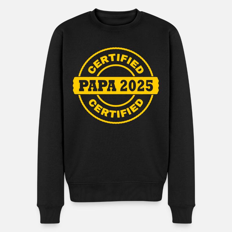 Papa 2025 - Pull Premium bio Homme - noir