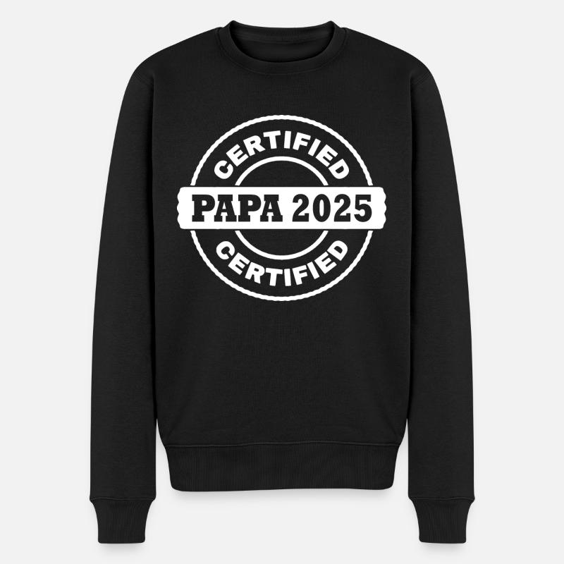 Papa 2025 - Pull Premium bio Homme - noir