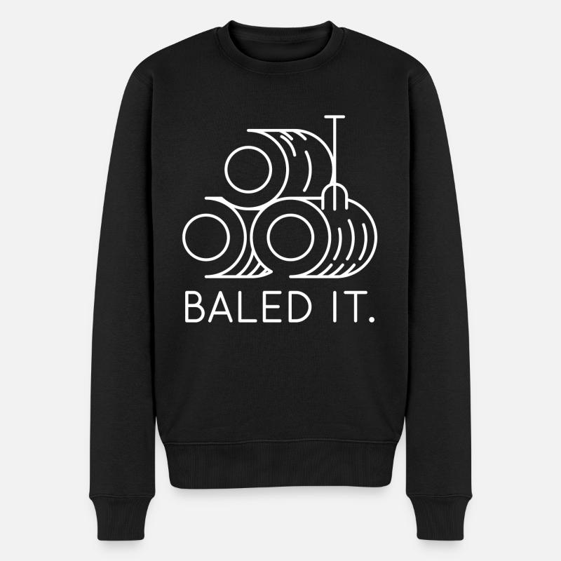 Ballenpresse - Männer Premium Bio Pullover - Schwarz