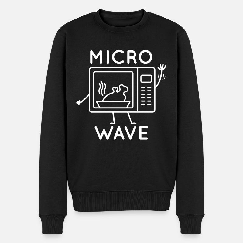 Micro onde - Pull Premium bio Homme - noir