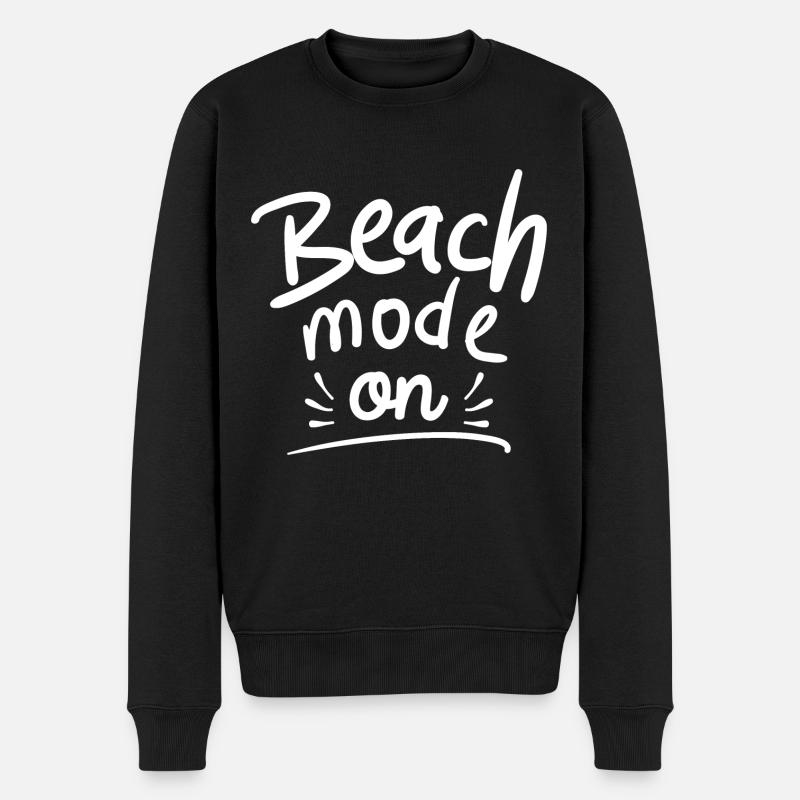 Mode Plage activé - Pull Premium bio Homme - noir