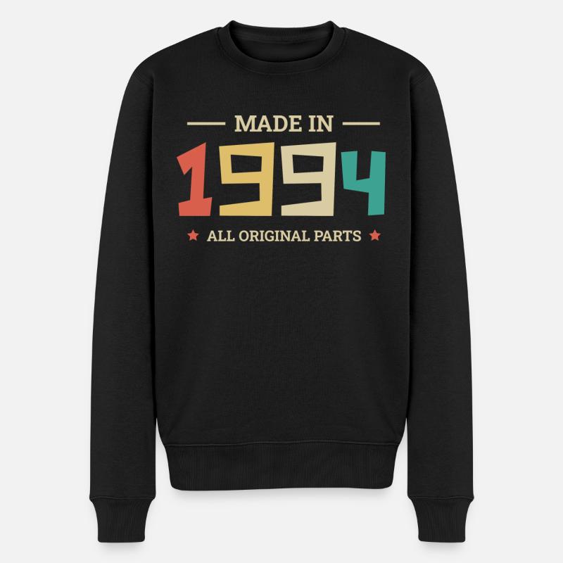 Legendär seit 1994 Original 1994 - Männer Premium Bio Pullover - Schwarz