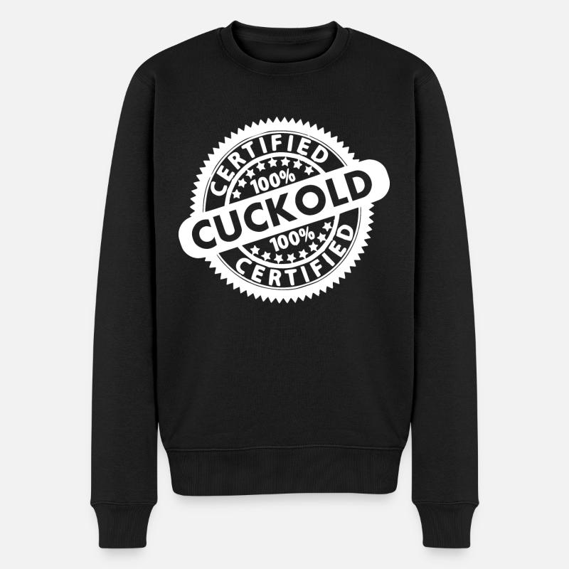 cuckold - Pull Premium bio Homme - noir
