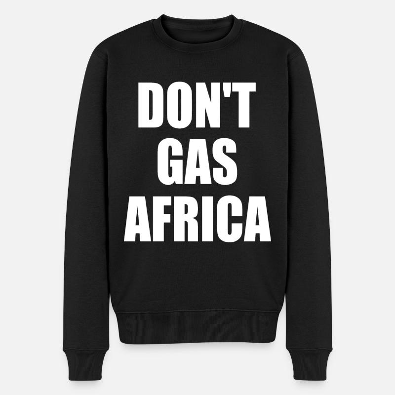 don't gas africa - Pull Premium bio Homme - noir