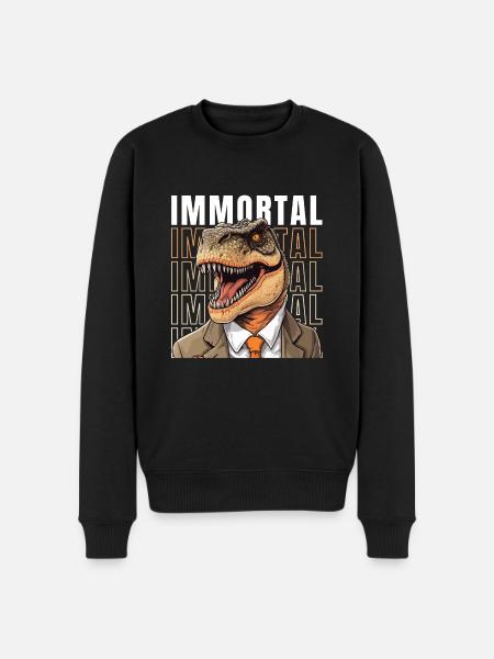 Immortal T-Rex - Men's Premium Organic Jumper - black