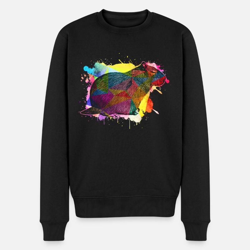 Capybara - Pull Premium bio Homme - noir