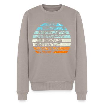 Dragon chinois - Pull Premium bio Homme - taupe - Devant - Nico (187cm)