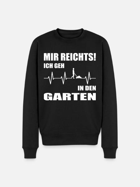 Garten - Männer Premium Bio Pullover - Schwarz