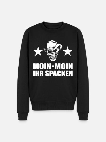 Moin - Männer Premium Bio Pullover - Schwarz